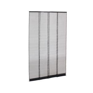 Mosquitera cortina para puerta Uso intensivo An 100 x Al 230 cm Negro