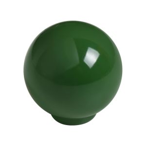 Puxador esfera de abs 29mm verde brilhante, lote com 50