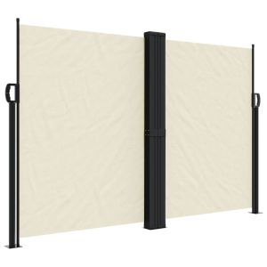 Toldo lateral retrátil 160x1000 cm cor creme