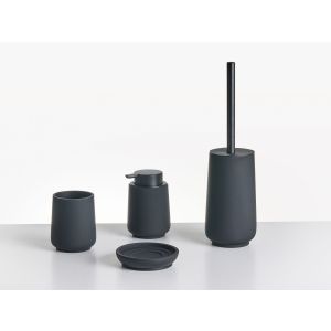 Conjunto de 4 acessórios para a casa de banho suches preto