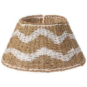 Saia para árvore de natal hiver 43 cm aLGa branco