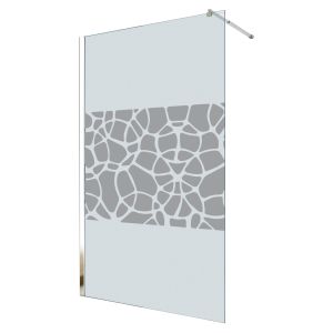 Ondee - painel de duche lateral alea - espelho serigrafado - 90x200cm