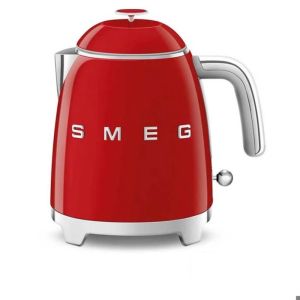 Chaleira - smeg - klf05rdeu - 0,8 litros - 1400 watt - vermelha - anti-calc