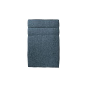 Cabeceira 90 cm lignes - tecido bouclette azul - azul