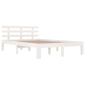 vidaXL estructura de cama sin colchón blanco 140x190 cm