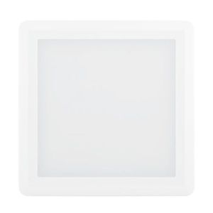 Downlight LED quadrado de superfície vasan 18w 4000k branco