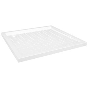 Base de chuveiro vidaxl com pontos abs branco 80x80x4 cm