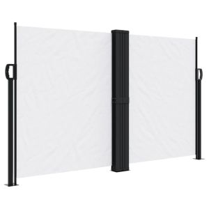 Toldo lateral retrátil 140x1200 cm branco