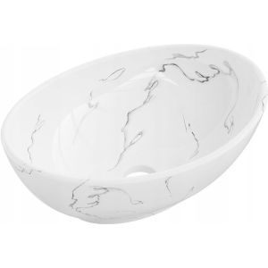 Lavatório de pousar 40,5x33x14 cm, branco