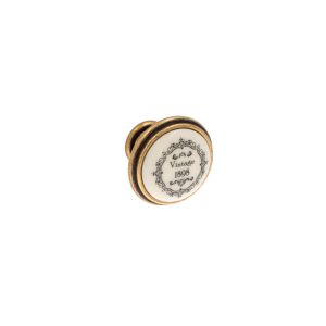 Puxadores para móveis, zamac e porcelana, com 35 mm de diâmetro lote  25