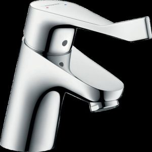 Misturador de lavatório hansgrohe focus 70 care com puxador e esvaziamento