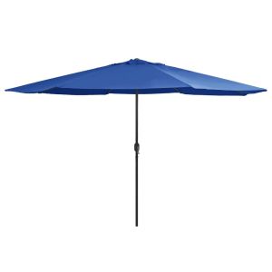 Helloshop26 - guarda-sol de exterior - 400 cm - azul