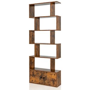Estante de biblioteca escada de 6 níveis 70 x 23 x 183 cm armazenamento esp