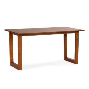 Mesa de jantar chipre 140 cm cor nogueira