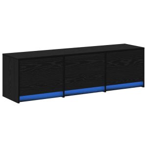 Móvel de tv - helloshop26 - móvel de tv retangular moderno - LED integrados
