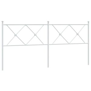 vidaXL cabecero de metal blanco 180 cm
