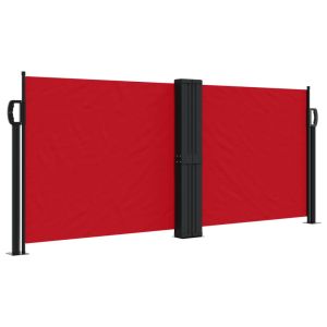 Toldo lateral retrátil 100x600 cm vermelho