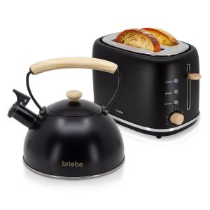 Nordic tostapane a fessura larga a 2 fette+ c briebe skt1177blk preto 870w