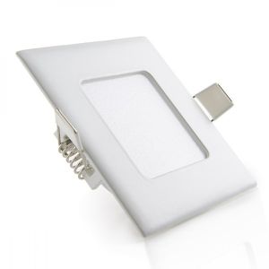 Painel LED 3w 300lm 6000ºk quadrado 40.000h [gr-rdp02-3w-cw]