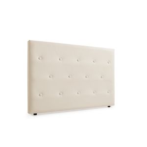 Cabeceira estofada venice pele sintética 190x115x12 cm - moonia