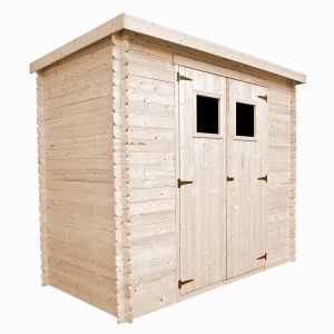 Galpão de madeira 2,63 m² - H200 x 239 x 142 cm - TIMBELA M310