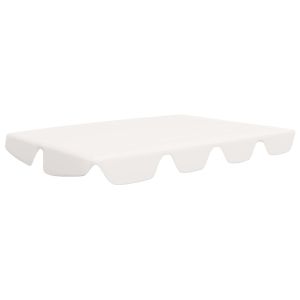 Toldo suplente baloiço jardim 188/168x145/110 cm branco