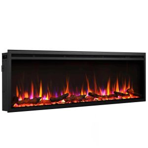 Lareira elétrica BALDERIA Atalanta 60 - embutida, 1500 w - preto
