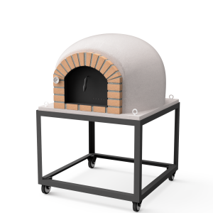 Movelar - forno a lenha modelo stromboli (branco - 80x80x152 cm