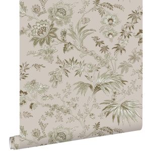 Estahome papel de parede flores vintage 53 cm x 10.05 m 139401