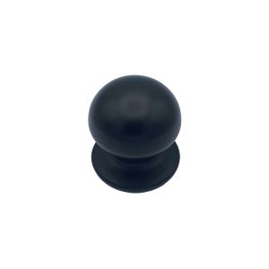 Puxador fixo para porta, d: 70 mm, alumínio, preto, fixação rápida