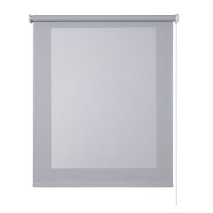 Estores screen estore de rolo com tecido técnico cinza 100 x 180 cm