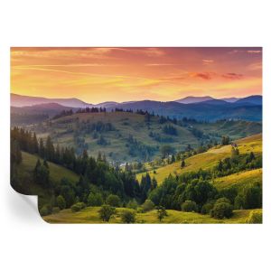 Papel parede adesivo paisagem montanhosa 208x146 tulup