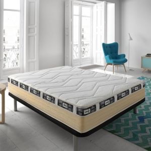 Ecode® colchão visco gel unic carbon 24 cm 80x190