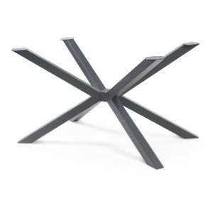 Pés de mesa para mesa de jantar bemeenel aço 120x75x72 cm preto [en.casa]