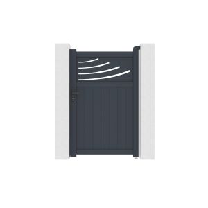 Porta de jardim 1m halti 100p160 cinzento