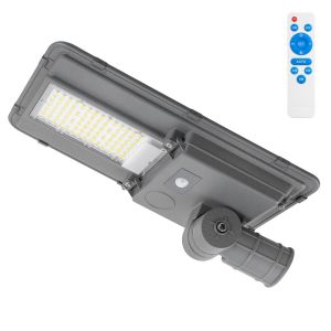 Luz de rua solar LED 200w 5000k painel 6v 20w bateria 20ah sensor/controle