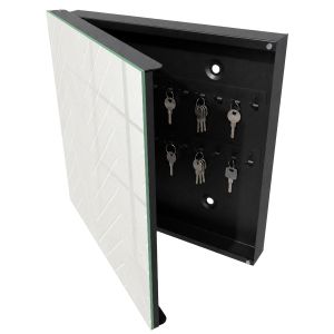 Caixa para guardar chaves decorativa 30x30x5, abertura à esquerda tulup