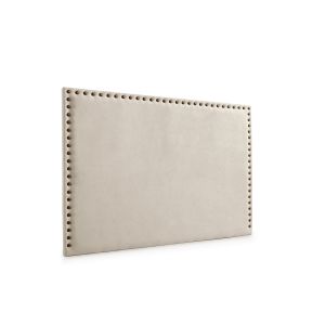 Cabeceira estofada modena duo aqualine 210x120x8 cm - bege torrado - moonia