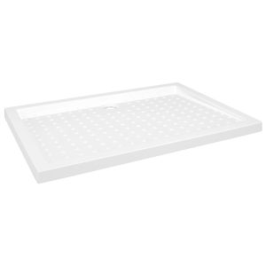 Base de chuveiro vidaxl com pontos abs branco 70x100x4 cm