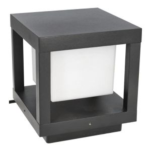Lâmpada exterior quadrada 150x150x165 mm, 240 v, 16 w, 3000 k, ip65