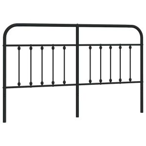 vidaXL cabecero de metal negro 180 cm