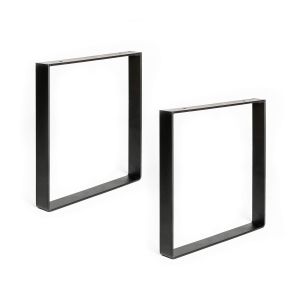 Rei | conjunto de 2 pés para mesas estilo industrial | 350x40x385mm | feito