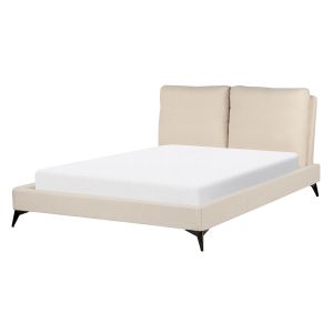 Cama bouclé melle 140 x 200 cm creme