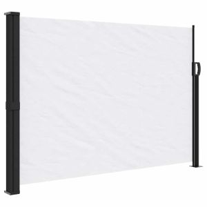 Toldo lateral retrátil 140x500 cm branco