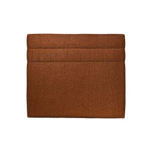 Cabeceira 200 cm lignes - terracota tecido bouclette - terracota