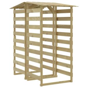 vidaXL pérgolas con techo 2 uds madera pino impregnada 100x90x200 cm