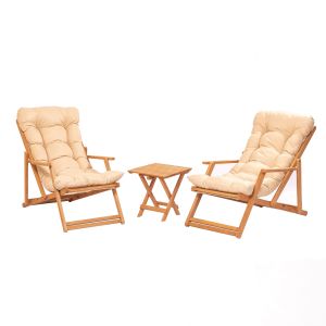 Wellhome 3p conjunto de mesa e cadeiras de jardim 40x40x40 cm