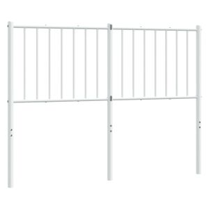 vidaXL cabecero de metal blanco 120 cm