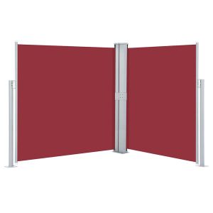 Toldo lateral retrátil 140x600 cm vermelho