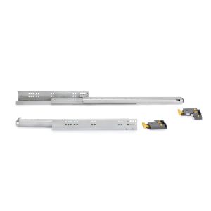 Emuca conjunto de corrediças ocultas para gavetas silver, extraível, com